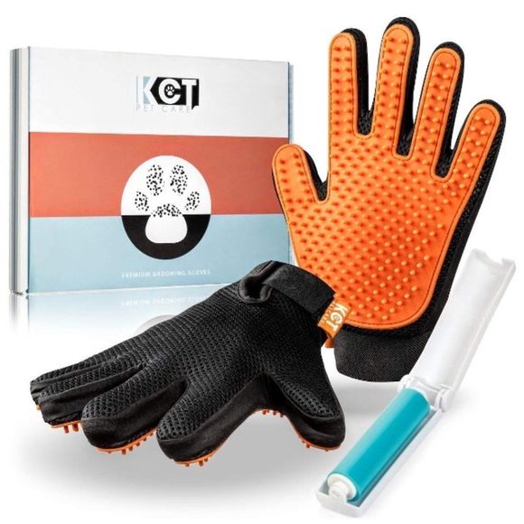 Pets Care Grooming Gloves - Picture 1 of 8